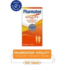 1001 Vitality Multivitamin, Mineraller ve Kore Ginsengi Içeren Takviye Edici Gıda, 100 Tablet