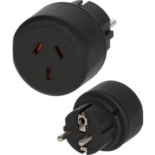 1001 Çin Fiş Sistemi Türkiye Uyumlu IP20 Lisanslı Topraklı Travel Adaptör Dönüştürücü