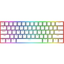 1001 K630W-RGB Dragonborn Blue Switch%60 Tr Q Beyaz Mekanik Kablolu Gaming (Oyuncu) Klavye