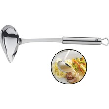 1001 Profi Plus Sos Kepçesi, 28 Cm, Akıtma Ağızlı, Cromargan® Yüksek Kaliteli Yarı Mat Paslanmaz