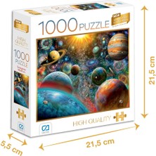 1001 Gezegenler 1000 Parça 2,2mm Kalınlık 48X68CM Profesyonel Hobi Puzzle Yapboz Serisi
