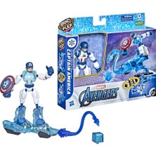 1001 Avengers Bend & Flex Missions Captain America Buz Görevi Aksiyon Figürü
