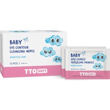 1001 Soft Baby Göz Çevresi Temizleme Mendili 12'li