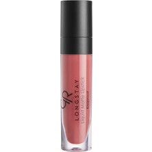 1001 Longstay Liquid Matte Lipstick No: 41 - Bulaşmayan Kalıcı Likit Mat Ruj