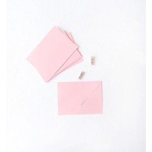 1001 Açık Pembe Standart Zarf, 13X18 cm 25 Adet