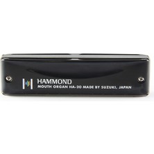 1001 Suzuki Diatonic Harmonica Hammond Ha-20 C, Siyah, Ha-20-C