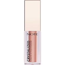 1001 Cosmetics Crystalized Liquid Eyeshadow Likit Metalik Göz Farı, 01 Soft Elegance
