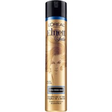1001 L'oréal Paris L'oreal Paris Elnett Saten Ekstra Güçlü Tutuş Saç Spreyi 11 Ons (1 Sayı) (Ambal