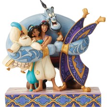 1001 Disney Traditions Group Hug Aladdin Figürü, Çok Renkli