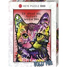 1001 Puzzle 1000 Parça Dokuz Canlı Kedi HEY29731