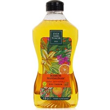 1001 Doğal Zeytinyağlı Sıvı Sabun, Bodrum Mandalinası, 1,5 L Pet Şişe (1 x 1500 Ml)