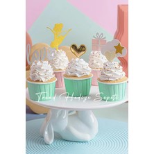 1001 50'li Soft Mint Yeşili Muffin Cupcake Kalıbı Kek Kapsülü, Muffin Kek Kalıbı, Airfryer Uyumlu