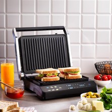 1001 Schafer Digichef Izgara ve Tost Makinesi-Inox