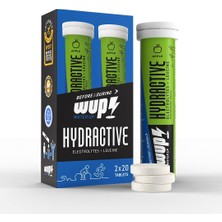 1001 Hydractive, Sodyum, Potasyum, Magnezyum, Lösin, Elma Aromalı, 2X20 Efervesan Tablet