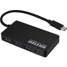 1001 5648 Type C USB 3.1 4 Port USB 3.0 2.0 Hub Çoğaltıcı Çoklayıcı Dönüştürücü Switch