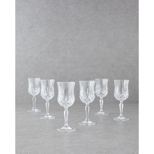 1001 Leonora Kristalin 6'lı Kadeh 230 ml Şeffaf