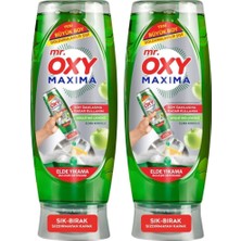 1001 Mr Oxy Maxima Bulaşık Deterjanı Elma 650 ml 2li Paket