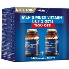 1001 Multi Vitamin Complex Men's | Erkeklere Özel Multivitamin | 14 Vitamin + 7 Mineral + Bitkisel Ekstr