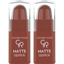 1001 Matte Lipstick (Mini) No:16 - Ruj 2li Paket