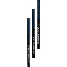 1001 Glimmersticks Pırıltılı Asansörlü Suya Dayanıklı Göz Kalemi Black Ice Üçlü Set