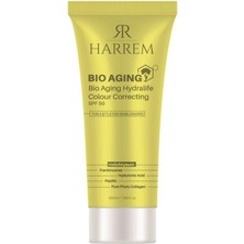 1001 Bio Aging Ton Eşitleyen Nemlendiricili Yaşlanma Karşıtı Yüksek Koruyuculu 50+ Spf cc Krem 50 M