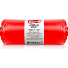 1001 Büzgülü Tıbbi Atık Poşeti Jumbo Boy 80X110 cm 10X10'LU Sızdırmaz Yırtılmaz Profesyonel Ç�