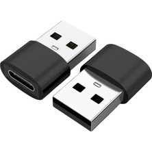 1001 USB To Type-C Çevirici Adaptör | USB Girişli Cihazlardan Type-C Kablo Kullanımı Için Tak-Çal�