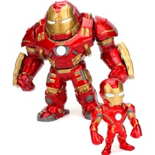 1001 Toys Marvel Figur Hulkbuster & Ironman, Helm Zum Öffnen Und Schließen, Sammelfiguren, Set, Die-Cas