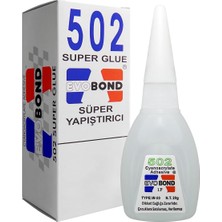 1001 Evobond 502 Hızlı Yapıştırıcı 20 gr Çok Amaçlı Japon Yapıştırıcı 1-2-6-10-50 Adet