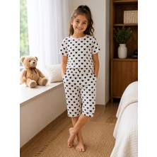 Pamuklu Rahat Ev Giyim Şortlu Pijama Takımı