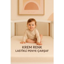 1001 SUVAY%100 Pamuklu Bebek Lastikli Çarşaf - Penye Kumaş - Park Yatak | 60X120 | 70X110 | 70X120 | 7