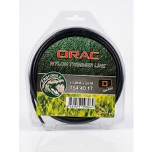 1001 Orac Kare Siyah Tırpan Misinası 4.0 mm x 28 mt | Kare Kesit Yapısı, Yüksek Dayanıklılık, Pro