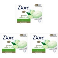 1001 Beauty Cream Bar Katı Güzellik Sabunu Fresh Touch Nemlendirici Etkili, 90 G 3lü Paket