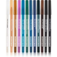 1001 12 Renk Neon Ultra Yağlı Jel Göz Kalemi Renkli Eyeliner Renkli