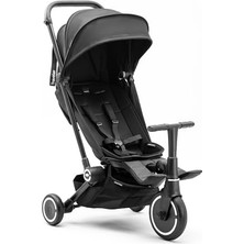 1001 Traveler Hepsi Bir Arada Aktif Kabin Boy Bebek Arabası ve Bisiklet (6 Ay – 4 Yaş) - Onyx Black