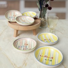 1001 Mama Mia & La Dolce Vita Halka Çerezlik/sosluk 13 cm 6 Adet 22724-25