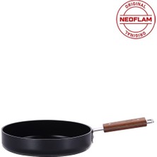 1001 Bien Black Indüksiyonlu Tava Akasya Ağacı Saplı 24 cm