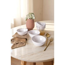 1001 Beyaz Kera Kase 12 cm 6 Adet 006