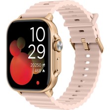 1001 Tempus 51 mm Tft Ekranlı Dikdörtgen Metal Kasa Akıllı Saat 2SW03