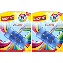 1001 5 Etkili Wc Blok 2'li Katı Tuvalet Bloğu Beyaz Sabun Kokulu 2li Paket