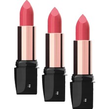 1001 Satin Lipstick No: 08 - Satensi Bitişli Nemlendirici Etkili Ruj (3 Paketi)