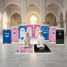 Maysam Hac Umre Hediyelik 10 Adet Çocuk Namaz Seccadesi 45X90 cm – Toplu Satış – Kız ve Erkek Çocuklar Için