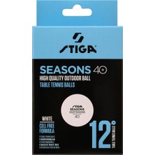 1001 Avessa Stıga Seasons Pinpon Topu Table 12LI Beyaz 1110-2810-12