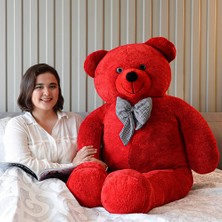 1001 160 cm Dev Papyonlu Ayı,yumuşak ve Sevimli Büyük Boy Oyuncak Ayı,oyuncak,sarılmalık,papyonlu