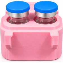 Yapı 3D Kompakt 5/7 ml Peptit Saklama Kutusu (2 Flakon) 🔒 Kapaklı Taşıma ve Düzenleme Kutusu