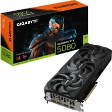 1001 VGA Nvıdıa 16GB Gddr7 RTX5080 Wındforce Oc Sff GV-N5080WF3OC-16GD