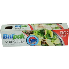 1001 Burpak Streç Film 30 cm Eko Boy Kayar Bıçak Hediyeli