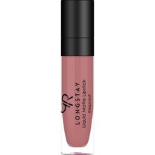 1001 Longstay Liquid Matte Lipstick No: 34 - Bulaşmayan Kalıcı Likit Mat Ruj
