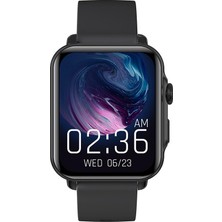 1001 Thull Tw3-01 Siyah Case Akıllı Saat + Mavi Silikon Kordon