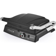 1001 CG-320 Bestost Tost Makinesi, 2000W Güç, Çıkarılabilir Döküm Plaka, 6 Dilim Kapasite, 180° A